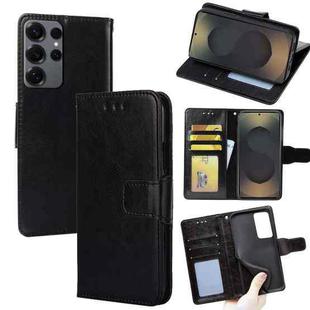 For Samsung Galaxy S25 Ultra 5G Crystal Texture Leather Phone Case(Black)