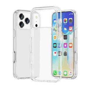 For iPhone 17 Pro Shockproof Terminator Glitter Powder Phone Case(Transparent)