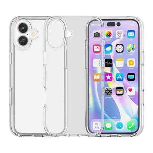 For iPhone 17 Shockproof Terminator Glitter Powder Phone Case(Transparent)
