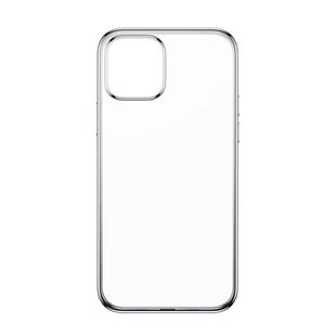 For iPhone 12 mini ROCK Shockproof Electroplating TPU Protective Case(Silver)