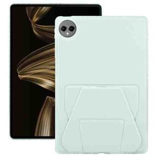 For Huawei MatePad Pro 12.2 2024 Folding Magnetic Holder Acrylic Leather Back Tablet Case(Light Green)