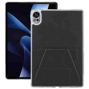 For Huawei MatePad Air 12 / 12 X 2024 Folding Magnetic Holder Acrylic Leather Back Tablet Case(Black)