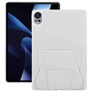 For Huawei MatePad Air 12 / 12 X 2024 Folding Magnetic Holder Acrylic Leather Back Tablet Case(Grey)