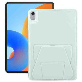 For Huawei MatePad / 11.5 S / Air 11.5 Folding Magnetic Holder Acrylic Leather Back Tablet Case(Light Green)