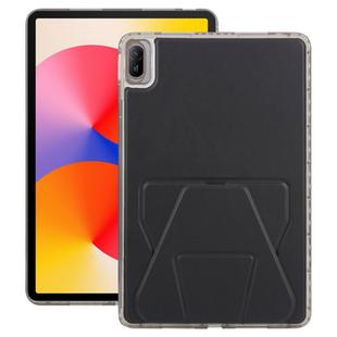 For Huawei MatePad 11 2021 / 2024 / 11 SE Folding Magnetic Holder Acrylic Leather Back Tablet Case(Black)