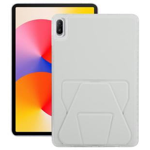For Huawei MatePad 11 2021 / 2024 / 11 SE Folding Magnetic Holder Acrylic Leather Back Tablet Case(Grey)