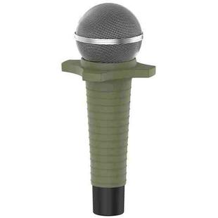 For Shure SM58 Without Switch Microphone Silicone Protective Cover(Green)