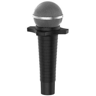 For Shure SM58 Without Switch Microphone Silicone Protective Cover(Black)