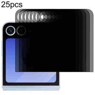 For Samsung Galaxy Z Flip7 5G 25pcs Back Screen 28-degree Privacy Full Cover Screen Protector