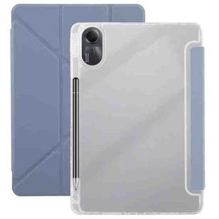 For Redmi Pad SE 11 2025 / Pad 2 Clear Acrylic Deformation Leather Tablet Case(Lavender Purple)