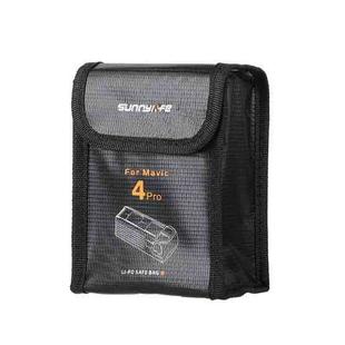 For DJI Mavic 4 Pro Sunnylife Battery Explosion-proof Safe Bag Protective Li-Po Safe Bag(For 2pcs Batteries)