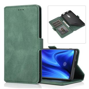 For Xiaomi Redmi K20 Pro Retro Magnetic Closing Clasp Horizontal Flip Leather Case with Holder & Card Slots & Photo Frame & Wallet(Dark Green)