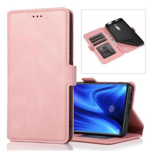 For Xiaomi Redmi K20 Pro Retro Magnetic Closing Clasp Horizontal Flip Leather Case with Holder & Card Slots & Photo Frame & Wallet(Rose Gold)