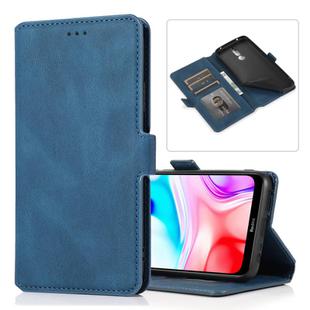 For Xiaomi Redmi 8 Retro Magnetic Closing Clasp Horizontal Flip Leather Case with Holder & Card Slots & Photo Frame & Wallet(Blue)