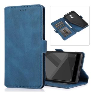 For Xiaomi Redmi Note 4X Retro Magnetic Closing Clasp Horizontal Flip Leather Case with Holder & Card Slots & Photo Frame & Wallet(Blue)