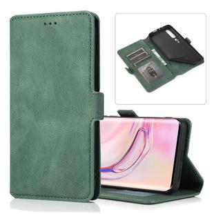 For Xiaomi Mi 10 Pro Retro Magnetic Closing Clasp Horizontal Flip Leather Case with Holder & Card Slots & Photo Frame & Wallet(Dark Green)