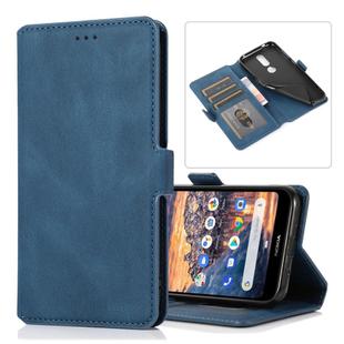 For Nokia 4.2 Retro Magnetic Closing Clasp Horizontal Flip Leather Case with Holder & Card Slots & Photo Frame & Wallet(Blue)