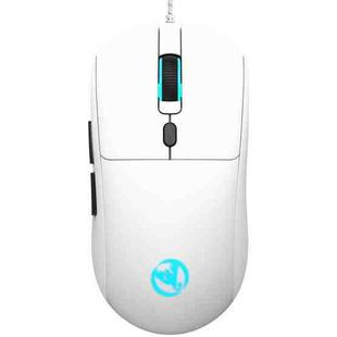 HXSJ X200 3600DPI Colorful Luminous Wired Mouse, Cable Length: 1.5m(White)