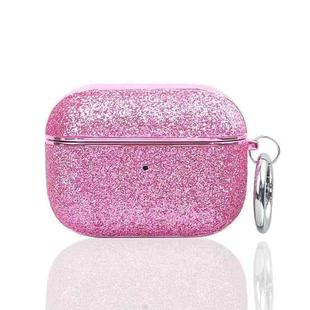 For AirPods 4 Electroplating Glitter Powder Wireless Earphone Protective Case(Pink)