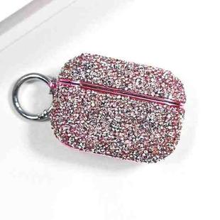 For AirPods Pro 2 Electroplating Glitter Diamond Wireless Earphone Protective Case(Pink)