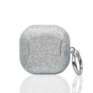 For Samsung Galaxy Buds2 Pro Electroplating Glitter Powder Wireless Earphone Protective Case(Silver)