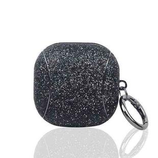 For Samsung Galaxy Buds2 Pro Electroplating Glitter Powder Wireless Earphone Protective Case(Black)