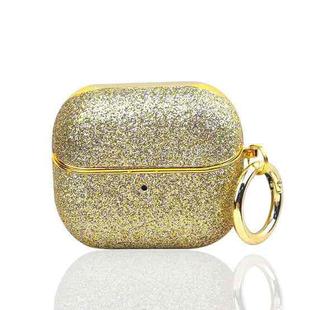 For Samsung Galaxy Buds 3 / 3 Pro Electroplating Glitter Powder Wireless Earphone Protective Case(Gold)