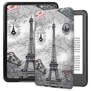 For Amazon Kindle 11th 2022 / 2024 Custer Texture Painted Voltage Leather Smart Tablet Case(Retro Tower)