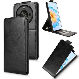 For Fossibot S3 Pro Magnetic Vertical Flip Leather Phone Case with Buckle(Black)