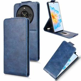 For Fossibot S3 Pro Magnetic Vertical Flip Leather Phone Case with Buckle(Blue)