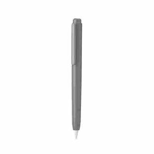 For Apple Pencil USB-C Retractable Silicone Protective Stylus Pen Case(Black)