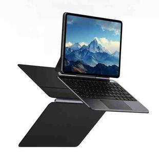 For iPad Air 11 2025 / iPad Pro 11 2022 DUX DUCIS MK Pro Series Floating Magnetic Keyboard Tablet Leather Case(Black)