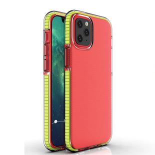 For iPhone 12 mini TPU Double-color Shockproof Protective Case(Yellow)
