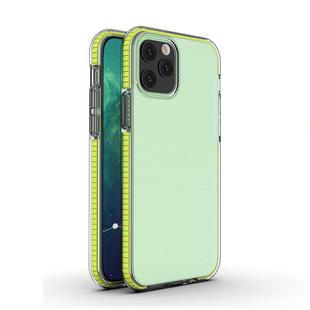 For iPhone 12 / 12 Pro TPU Double-color Shockproof Protective Case(Yellow)