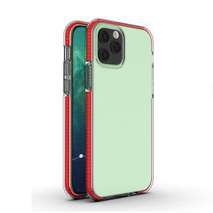 For iPhone 12 / 12 Pro TPU Double-color Shockproof Protective Case(Red)