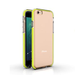 For iPhone 6 TPU Double-color Shockproof Protective Case(Yellow)