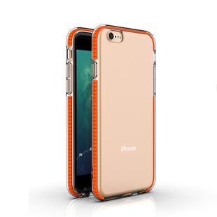 For iPhone 6 TPU Double-color Shockproof Protective Case(Orange)
