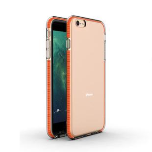 For iPhone 6 Plus TPU Double-color Shockproof Protective Case(Orange)