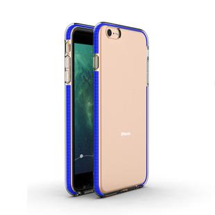 For iPhone 6 Plus TPU Double-color Shockproof Protective Case(Blue)