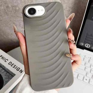 For iPhone 16e Water Ripples TPU Phone Case(Grey)