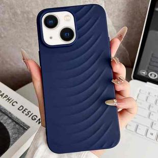 For iPhone 14 Water Ripples TPU Phone Case(Dark Blue)