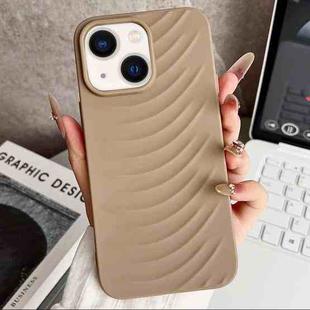 For iPhone 13 Water Ripples TPU Phone Case(Desert Gold)
