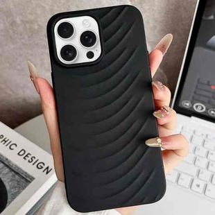 For iPhone 12 Pro Max Water Ripples TPU Phone Case(Black)
