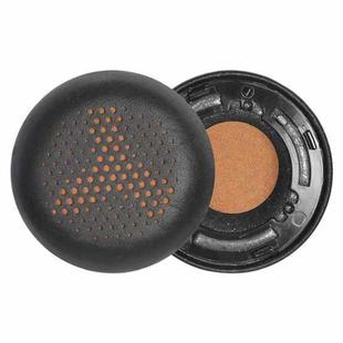 2pcs Protein Leather Replacement Earpads For AKG Y500(Black + Orange Mesh)