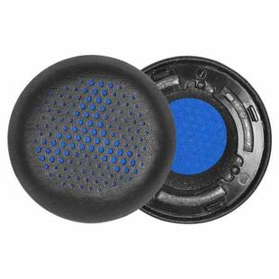 2pcs Protein Leather Replacement Earpads For AKG Y500(Black + Blue Mesh)