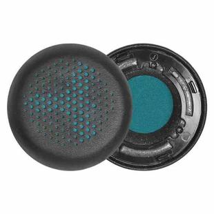 2pcs Protein Leather Replacement Earpads For AKG Y500(Black + Green Mesh)