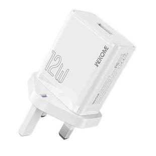 WK WP-U76 Kinkong 12W USB Charger, Plug:UK Plug(White)