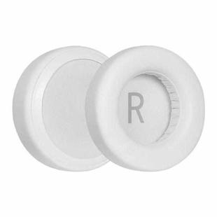 1 Pair Protein Leather Replacement Earpads For AKG K845 / K845BT(White Left and Right)
