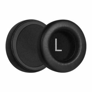 1 Pair Protein Leather Replacement Earpads For AKG K845 / K845BT(Black Left and Right Type A)