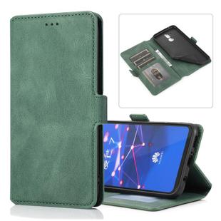 For Huawei Mate 20 Lite Retro Magnetic Closing Clasp Horizontal Flip Leather Case with Holder & Card Slots & Photo Frame & Wallet(Green)